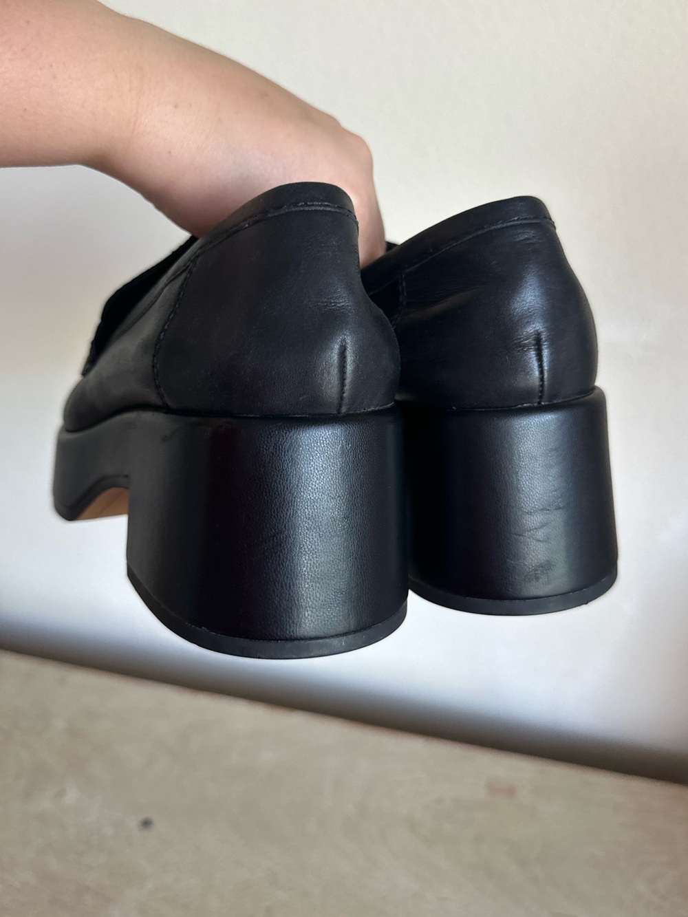 Dolce Vita Yanni Leather Platform Loafers View 5
